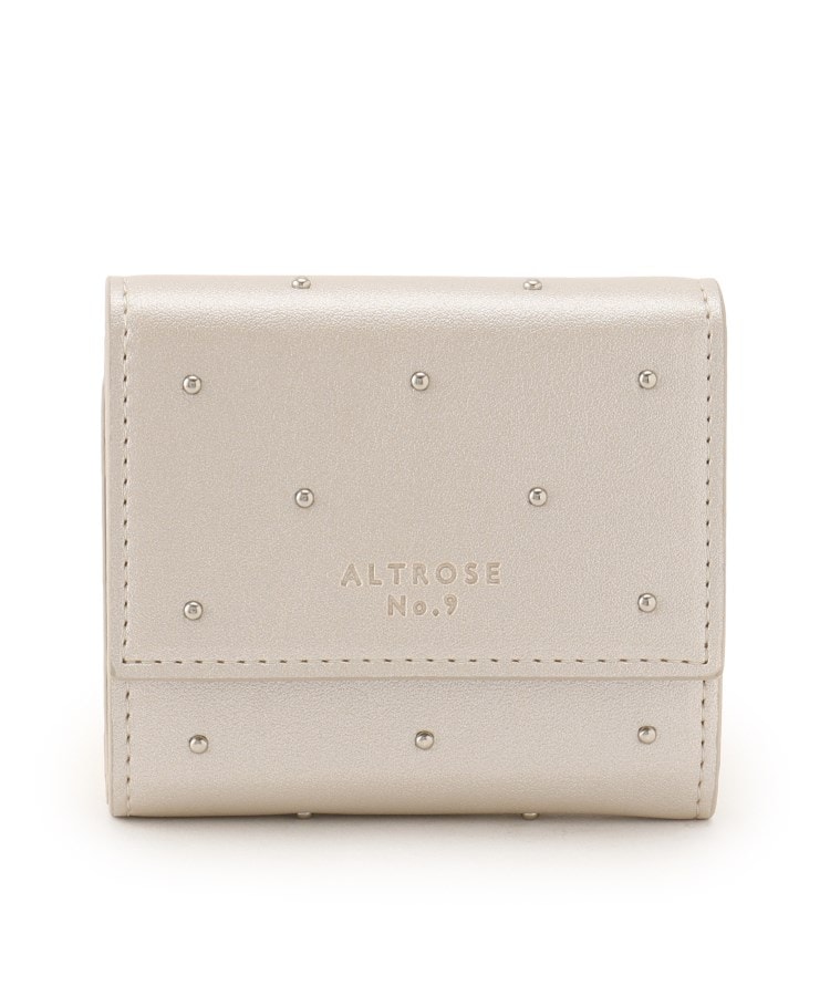 スタッズ三つ折り財布 ミニ財布 財布（財布） | Ober Tashe