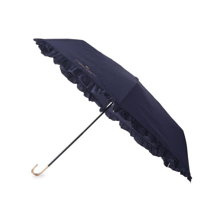 オーバー タッシェ(Ober Tashe)のフェミニンフリル ミニ 雨傘 日傘 遮光 レイン 折りたたみ傘 折りたたみ傘