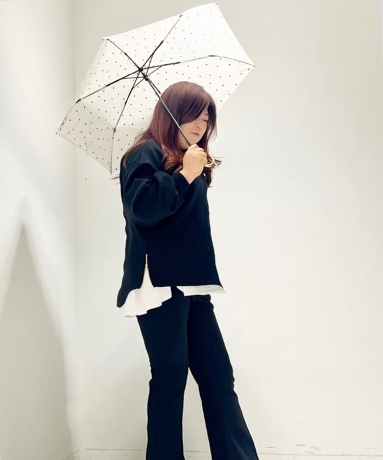 雨傘 日傘 遮光 折りたたみ傘 ミルキードット ミニ(折りたたみ 雨傘 日傘 遮光 折りたたみ傘 ミルキードット ミニ(折りたたみ