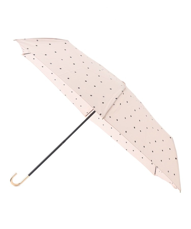 オーバー タッシェ(Ober Tashe)の雨傘 日傘 遮光 折りたたみ傘 ミルキードット ミニ ピンク(072)