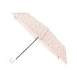 オーバー タッシェ(Ober Tashe)の雨傘 日傘 遮光 折りたたみ傘 ミルキードット ミニ ピンク(072)