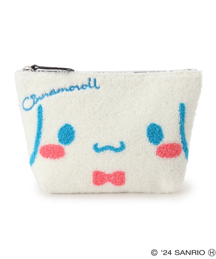 オーバー タッシェ(Ober Tashe)のサンリオさがら刺繍ポーチ ホワイト(001)