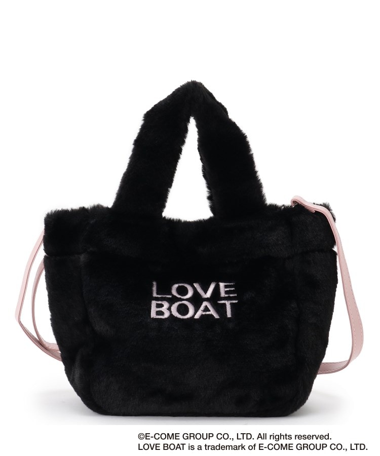 オーバー タッシェ(Ober Tashe)のLOVEBOAT2WAYファーショルダー ブラック(019)