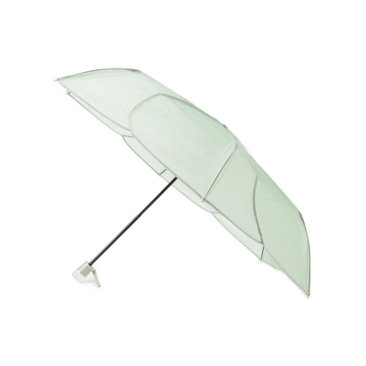 オーバー タッシェ(Ober Tashe)のクリアアンブレラ／パウダリーフローラミニ 折りたたみ傘 雨傘 折りたたみ傘
