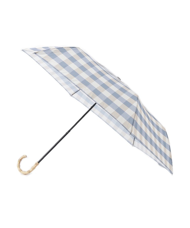 オーバー タッシェ(Ober Tashe)のギンガムチェックトートバッグ折りたたみ傘 雨傘1