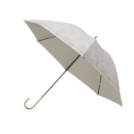 オーバー タッシェ(Ober Tashe)の遮光率100％ UVカット率100％ 大きめ55㎝ 遮光フラワードローイング 日傘 晴雨兼用 長傘