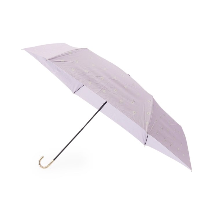 オーバー タッシェ(Ober Tashe)の遮光率100％ UVカット率100％ 遮光ゴールドラインマーガレットmini 日傘 晴雨兼用 折りたたみ傘 折りたたみ傘