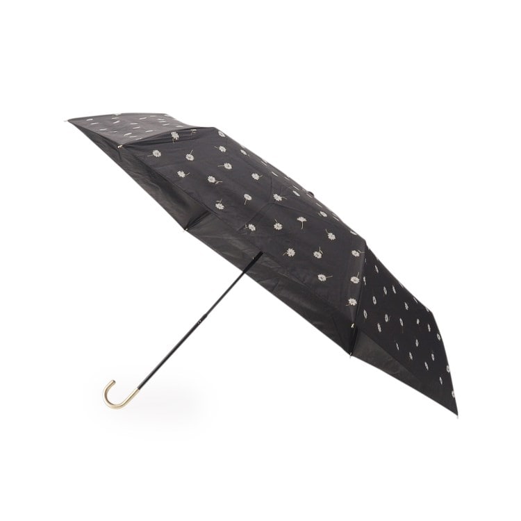 オーバー タッシェ(Ober Tashe)の遮光率100％ UVカット率100％ 遮光ゴールドラインマーガレットmini 日傘 晴雨兼用 折りたたみ傘 折りたたみ傘
