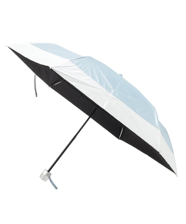 オーバー タッシェ(Ober Tashe)の＼紫外線遮蔽率：99.9%以上 遮光率：99.9%以上／パールブバイカラーミニ 折りたたみ傘 日傘1