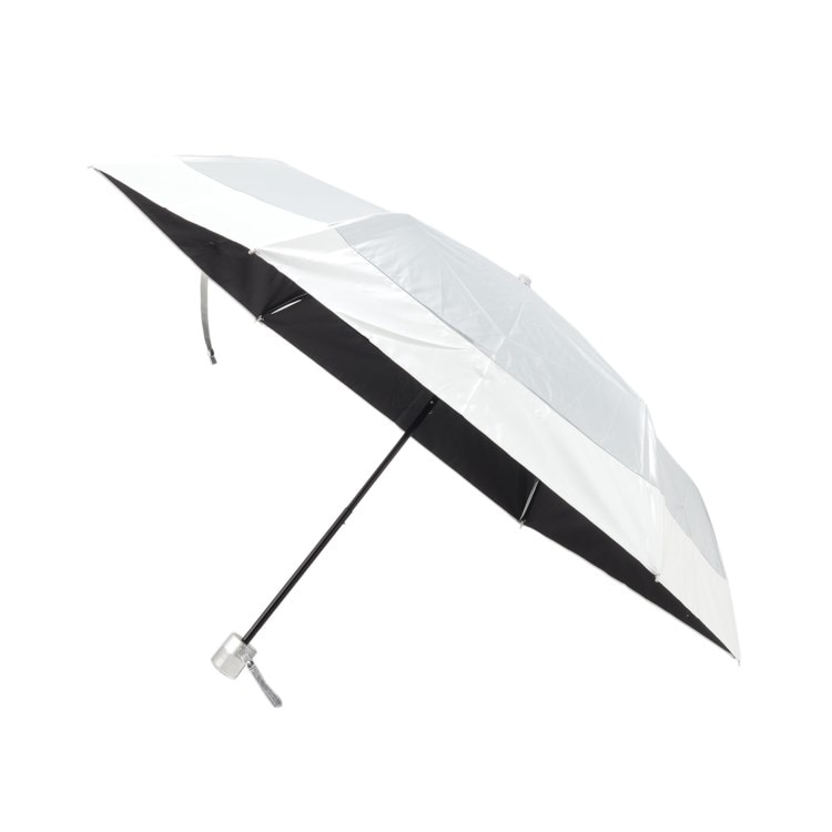 オーバー タッシェ(Ober Tashe)の＼紫外線遮蔽率：99.9%以上 遮光率：99.9%以上／パールブバイカラーミニ 折りたたみ傘 日傘 折りたたみ傘