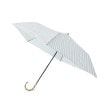 オーバー タッシェ(Ober Tashe)の紫外線遮蔽率90％以上 晴雨兼用 日傘 折りたたみ UVカット 紫外線対策 バンブーハンドル ボーダー傘  Plain Color ＆ Stripe1