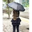 オーバー タッシェ(Ober Tashe)の完全遮光 遮光率100％ 晴雨兼用日傘 リボン折りたたみ傘6