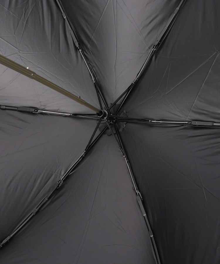 オーバー タッシェ(Ober Tashe)の完全遮光 遮光率100％　晴雨兼用日傘 3段折 リボン折りたたみ傘4