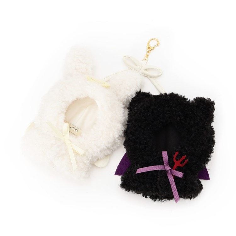 オーバー タッシェ(Ober Tashe)の【推し活グッズ】天使と悪魔大サイズ推しぬいポンチョキーホルダー キーケース・キーホルダー・チャーム