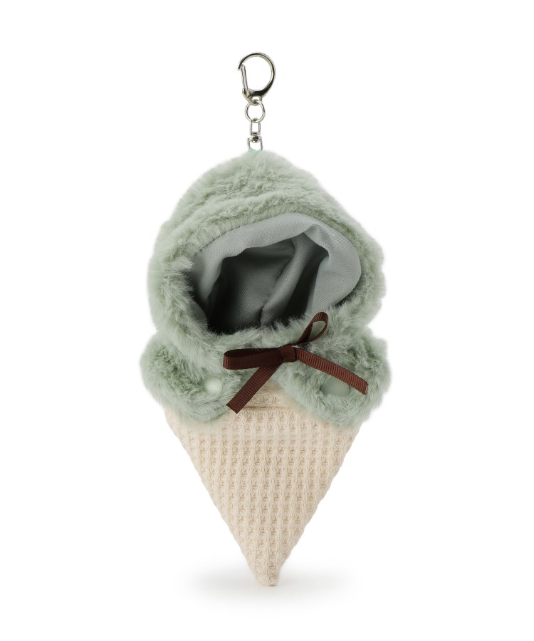 オーバー タッシェ(Ober Tashe)の【5色展開】アイスミニ推しぬいポンチョキーホルダー グリーン(022)