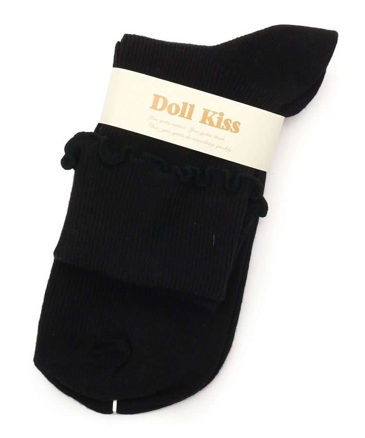 ドール キス(Doll Kiss)の◆折り返しメローリブクルーソックス　靴下1