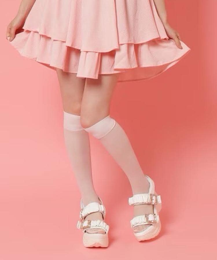 ◇シアーニーハイソックス(25D) 靴下（ソックス） | Doll Kiss