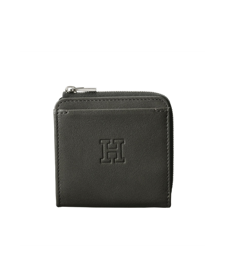 ヒロフ(HIROFU)の【プラティカ】コインケース レザー コンパクト ウォレット 本革（商品番号：P25-50310） ダークグレー(115)