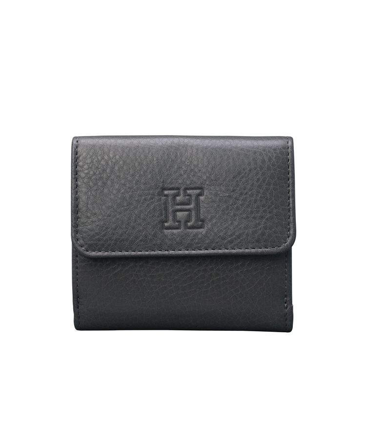 未使用　HIROFU ヒロフ　〝H〟ロゴ　レザー二つ折り財布　センプレ