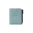ヒロフ(HIROFU)の【プラティカ】二つ折り財布 レザー コンパクト ウォレット 本革 ブリザードブルー(296)