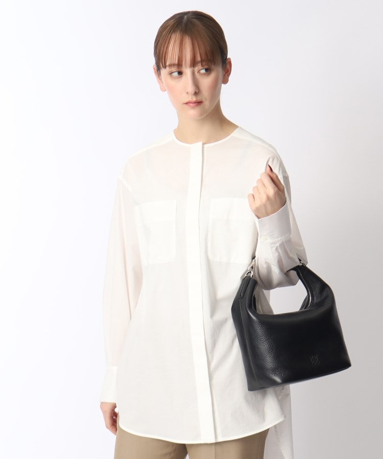 クレシェンテ】レザーハンドバッグ M 本革(ハンドバッグ クレシェンテ】レザーハンドバッグ M 本革(ハンドバッグ
