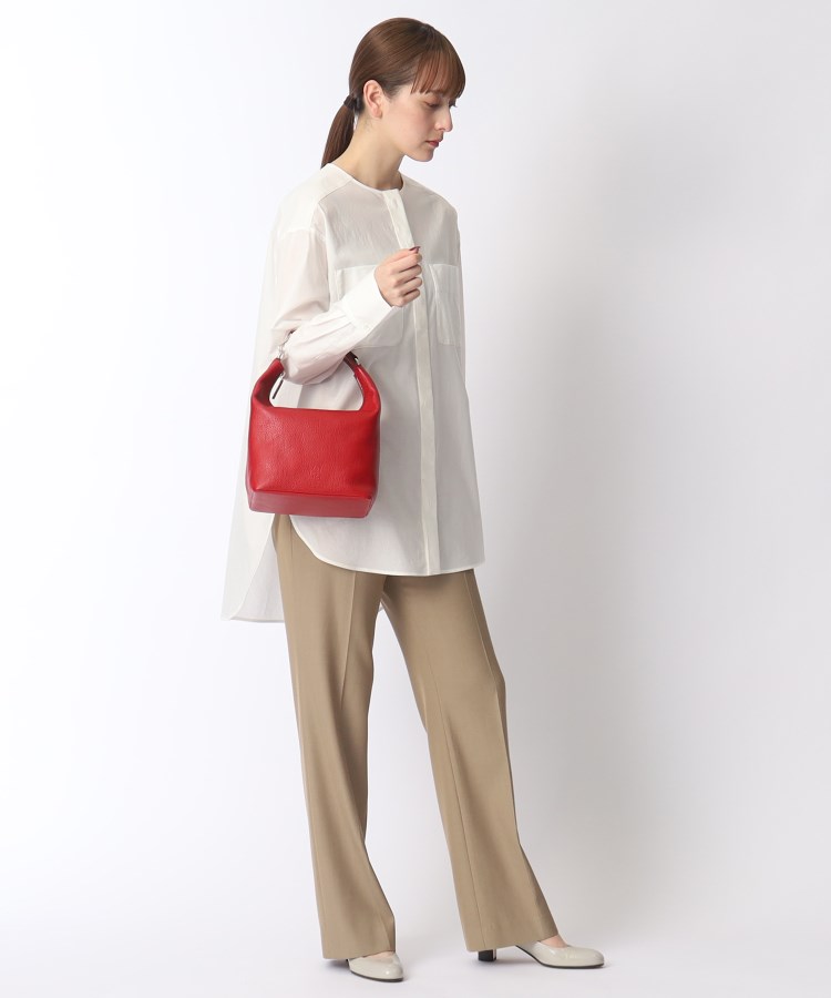 クレシェンテ】レザーハンドバッグ M 本革(ハンドバッグ クレシェンテ】レザーハンドバッグ M 本革(ハンドバッグ