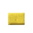 ヒロフ(HIROFU)の【センプレ】三つ折り財布 レザー ウォレット 本革（商品番号：P25-50331） カナリーイエロー(631)