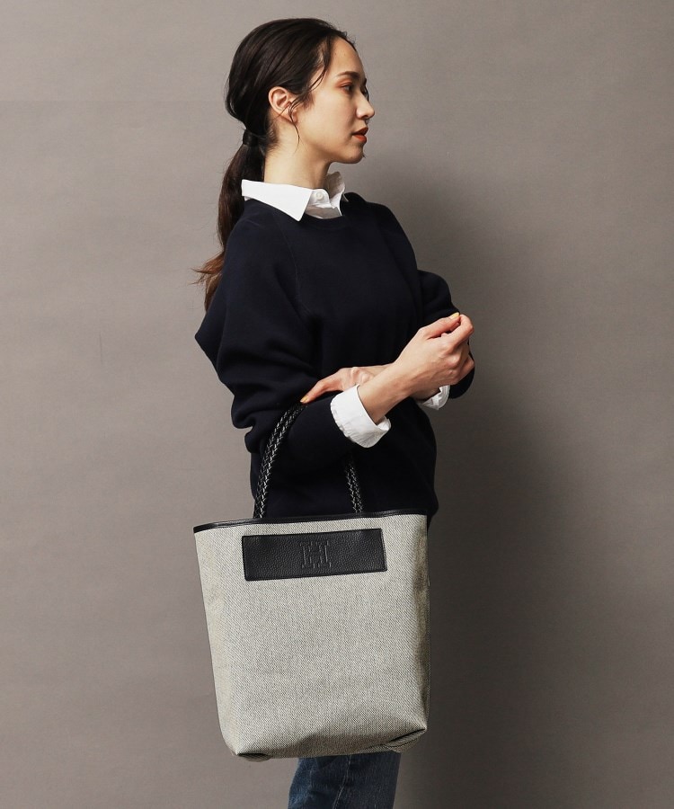 ヒロフ(HIROFU)の【チェスタキャンバス】レザーコンビ トートバッグ L 本革 A4サイズ（商品番号：P25-39419）36