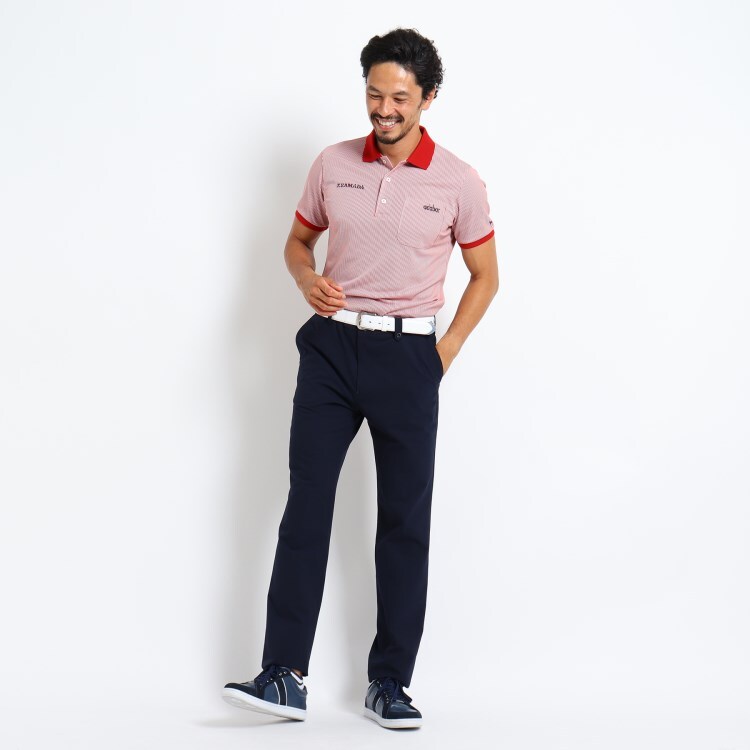 オーダーメイド スレンダーボディ バンブーストライプ 半袖ポロシャツ ポロシャツ Adabat Order Made Polo Shirt Men アダバット オーダーメイドポロシャツ メンズ ワールド オンラインストア World Online Store