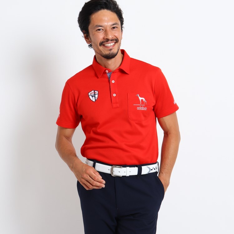 オーダーメイド レギュラーボディ 撥水ハニカム 半袖ポロシャツ ポロシャツ Adabat Order Made Polo Shirt Men アダバット オーダーメイドポロシャツ メンズ ワールド オンラインストア World Online Store