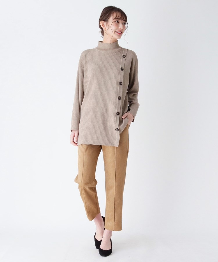フェイクスエードセンターシームパンツ(6~9分丈パンツ フェイクスエードセンターシームパンツ(6~9分丈パンツ