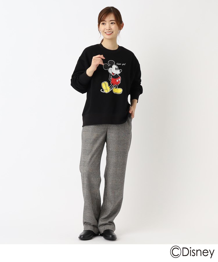 Disney】ミッキーマウス/プリントスウェット(スウェット Disney】ミッキーマウス/プリントスウェット(スウェット