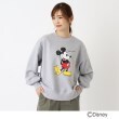 ザンパ(ZAMPA)の【Disney】ミッキーマウス／プリントスウェット ライトグレー(011)