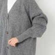 ザンパ(ZAMPA)のヤク調リブ切り替えVネックカーディガン5