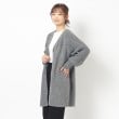 ザンパ(ZAMPA)のヤク調リブ切り替えVネックカーディガン25
