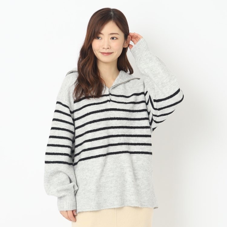 ♡glamlips♡ハイネック ボーダー セットアップ あしり ♡glamlips♡ハイネック ボーダー セットアップ あしり
