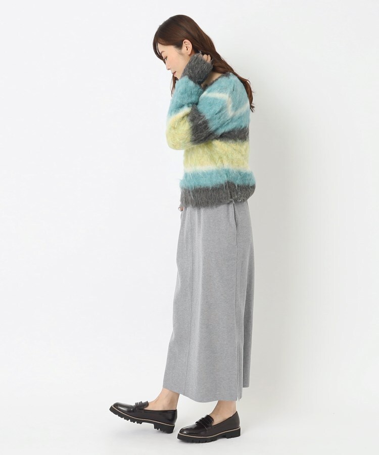 ザンパ(ZAMPA)の【SALE！！】ゴム地スリットロングスカート15