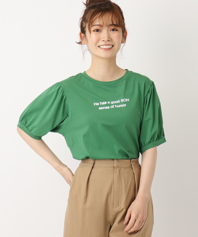 フロッキーロゴパフスリーブTシャツ（カットソー） | ZAMPA