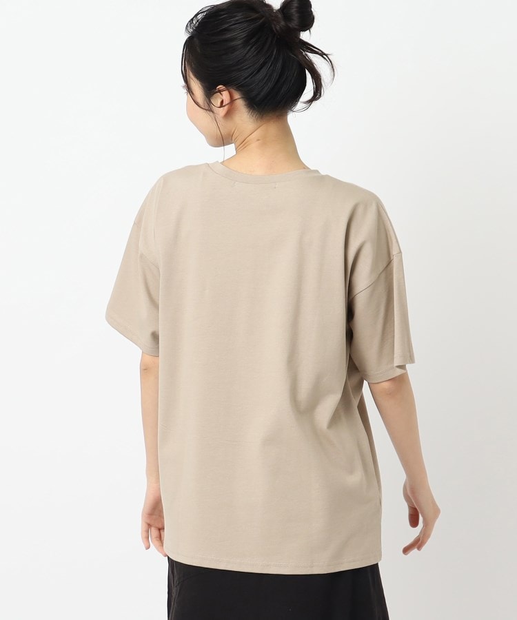 ザンパ(ZAMPA)のパッチワーク刺しゅう五分袖Tシャツ3