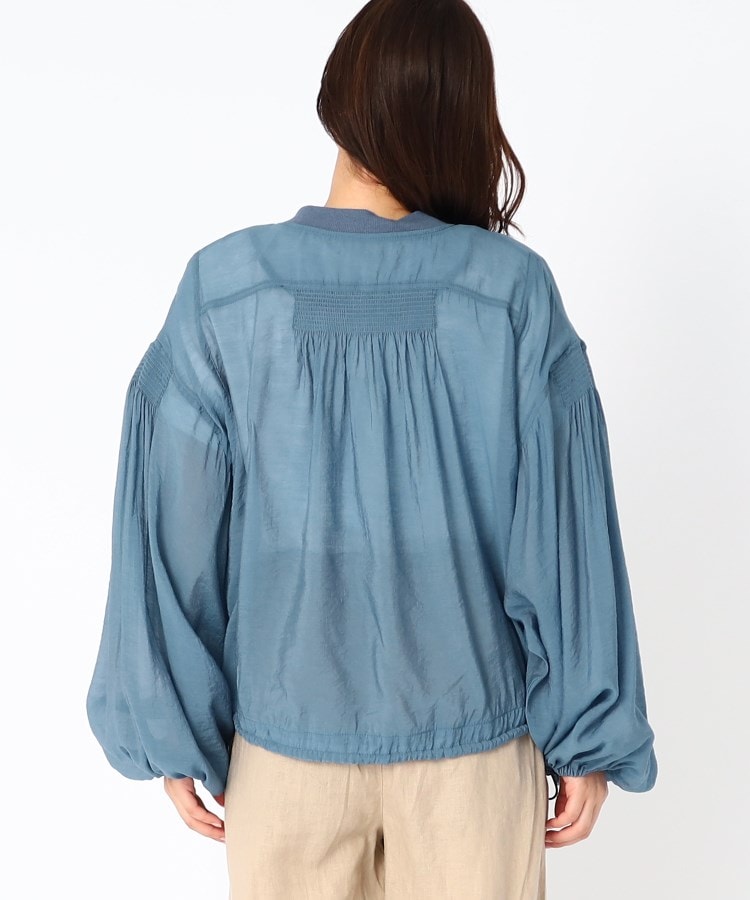 Ariaアリア mallow blue シアーブルゾン 新品未使用 - メルカリ