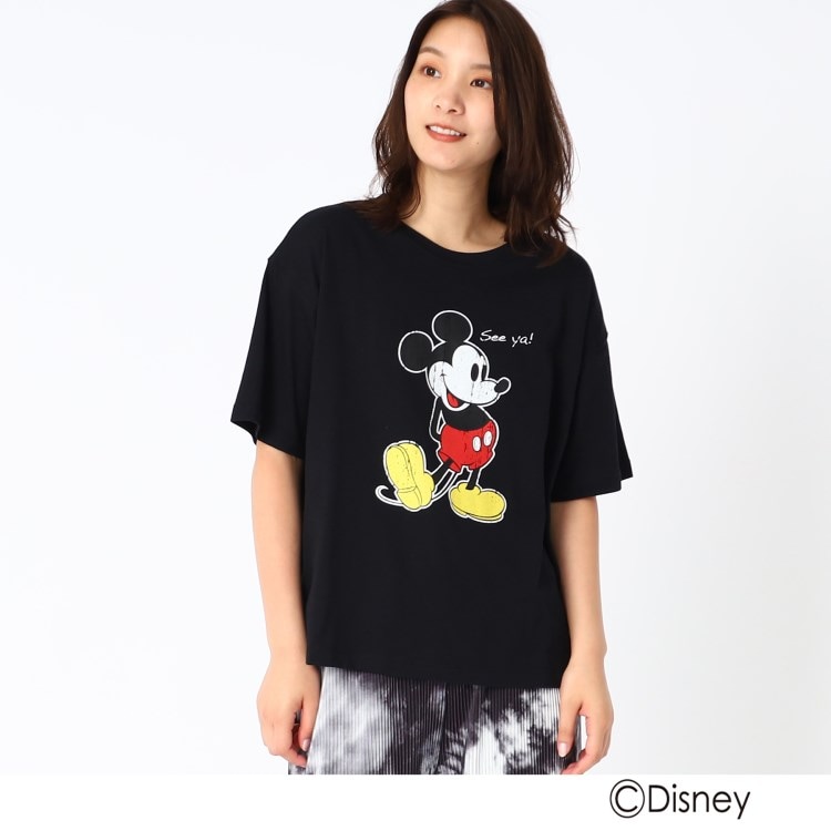 ザンパ(ZAMPA)のアートクルーネックTシャツ（ミッキーマウス） Ｔシャツ