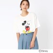 ザンパ(ZAMPA)のアートクルーネックTシャツ（ミッキーマウス） オフホワイト(003)