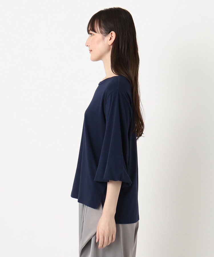 ザンパ(ZAMPA)の【春も着られる】フロッキープリントバルーンスリーブTシャツ2