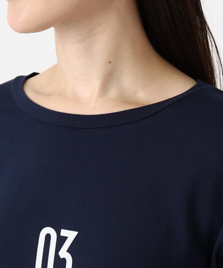 ザンパ(ZAMPA)の【春も着られる】フロッキープリントバルーンスリーブTシャツ4