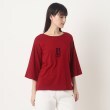 ザンパ(ZAMPA)の【春も着られる】フロッキープリントバルーンスリーブTシャツ21