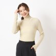 ザンパ(ZAMPA)の毛混ラメリブタートルプルオーバー8