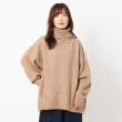 ザンパ(ZAMPA)のヤクライクワイドハイネックニット ベージュ(052)