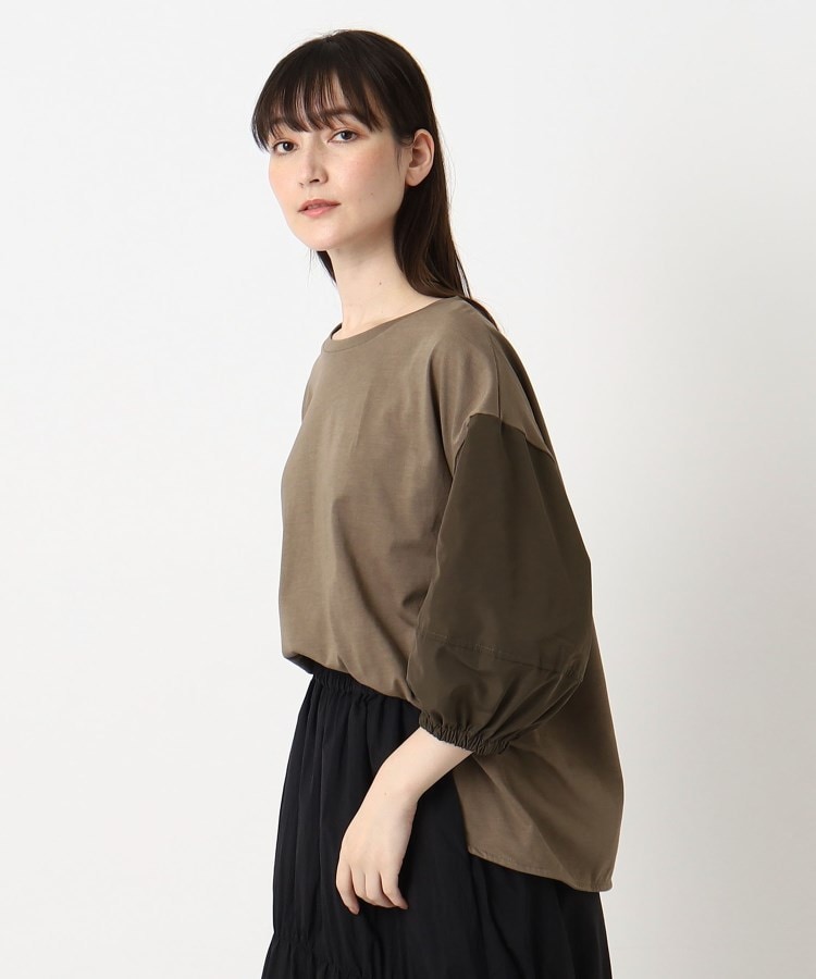 春も着たい】6分袖ランタンスリーブプルオーバー(カットソー 春も着たい】6分袖ランタンスリーブプルオーバー(カットソー