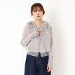 ザンパ(ZAMPA)のフェイクファー切替ジレ ライトグレー(011)