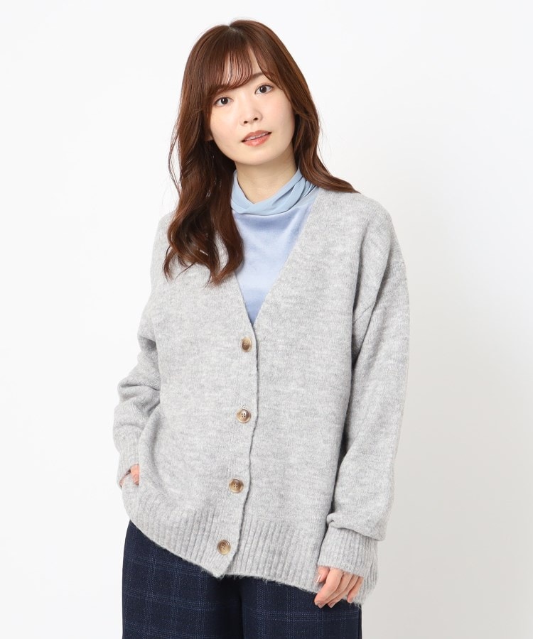 ザンパ(ZAMPA)のヤクライクワイドVネックカーディガン12